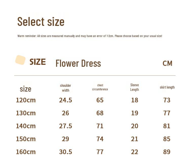 Girls' Hanfu Style Floral Embroidery Dress