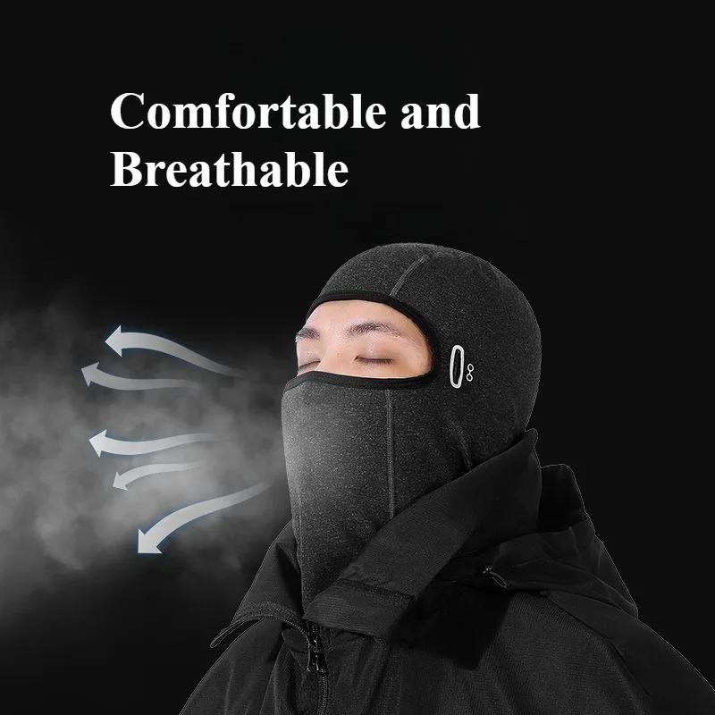 Winter Warm Balaclava Breathable Men Women Full Face Mask Hat Sport Hiking Long Short Style Hood Cap Glasses Hole Helmet Liner