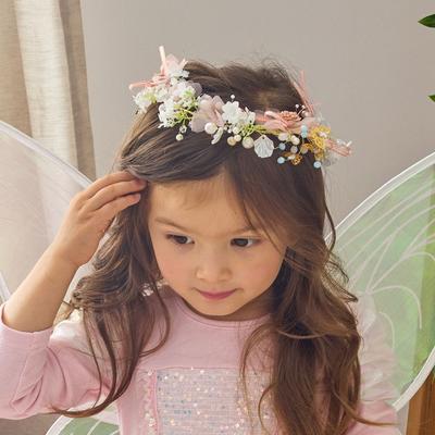 Čelenka s čelenkou s vílou Tiara s mini receptem Tinkerbell – okouzlující květinová koruna pro dívky