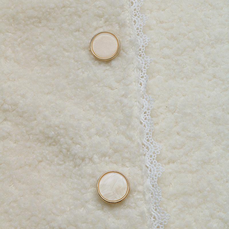 YYFS Women's Fashion Casual Solid Color Print Autumn Winter Long Sleeve V-Neck Jackets & Coats