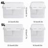 Sealed Lid Pickle Fermentation Container Plastic Pickled Vegetable Jar  Kimchi Making