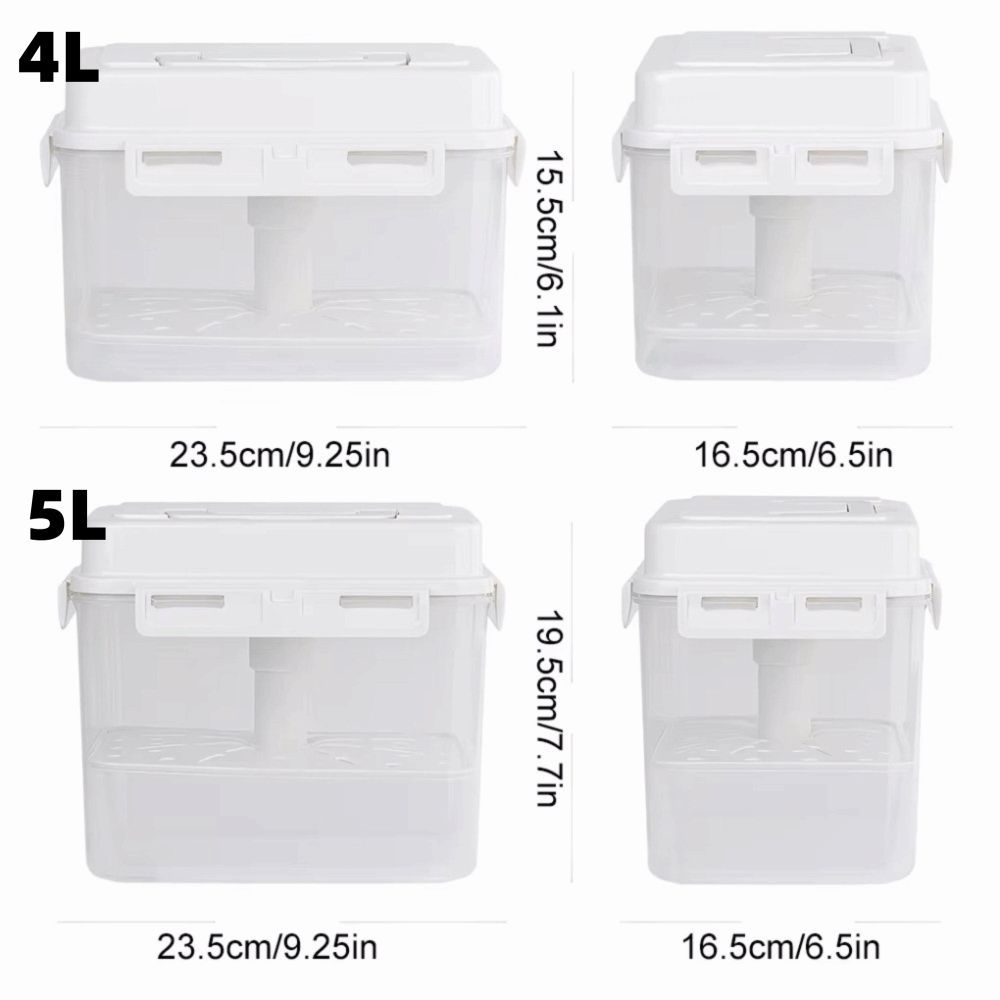 Sealed Lid Pickle Fermentation Container Plastic Pickled Vegetable Jar Kimchi Making