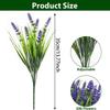 DIY Vase Ornaments 35cm Artificial Fall Flowers Adjustable Durable Faux Lavender Flowers Lifelike Faux Plants Home Porch