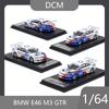 DCM 1:64 BMW E46 M3 GTR Alloy Model Car Ornament Collection for Boys' Birthday Gift Desktop Ornament