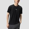 Saucony Knitted Sports Cool Feeling Elastic Breathable Moisture Wicking Quick Dry Round Neck Pullover Short Sleeve Running T-Shirt SE2269ST41T-BK001
