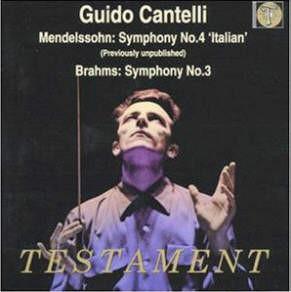

CD GUIDO CANTELLI / PHILHARMONIA ORCHE - Mendelssohn: Symphony No. 4 / Brahm SBT1173 Testament 1999 UK Classical Used