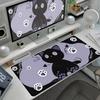 Cute Cat Style Large Mouse Pads Rubber Locking Edge Table Pads Gaming Desk Carpet Gamer Offices Desk Accessories Anti-slip Mats