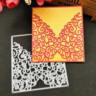 Duté Krajkové Kovové Řezací Šablony Die Cut pro DIY Scrapbooking Album Papírové Karty Ražba