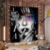 Popular Kpop LLoona YYves Printed Large Wall Tapestry Hanging Tarot Hippie Wall Rugs Dorm Art Home Decor