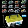 Mini Alloy Car Model Set with Storage Box Pullback Diecast Cars Toys for Boy Birthday Gifts Sliding Inertia Vehicle Children Toy