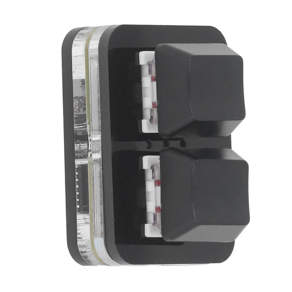 2 Tasten Rot   Tastatur   USB Mechanisches Tastaturpad für Rhythmusspiele Copy Paste Funktion