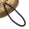 8mm Natural Purple Star Tiger Eye Gemstone Round Beads Jewelry Bohemian Beaded Necklace 17-20" For Women 8BN-70