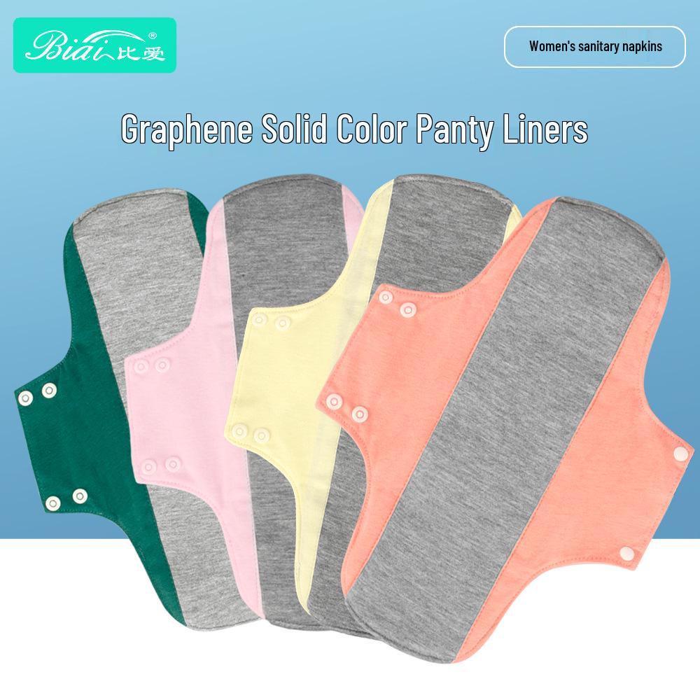 Graphene Cotton Sanitary Pads - Waterproof, Leak-Proof, Washable with One-Way Moisture Guide