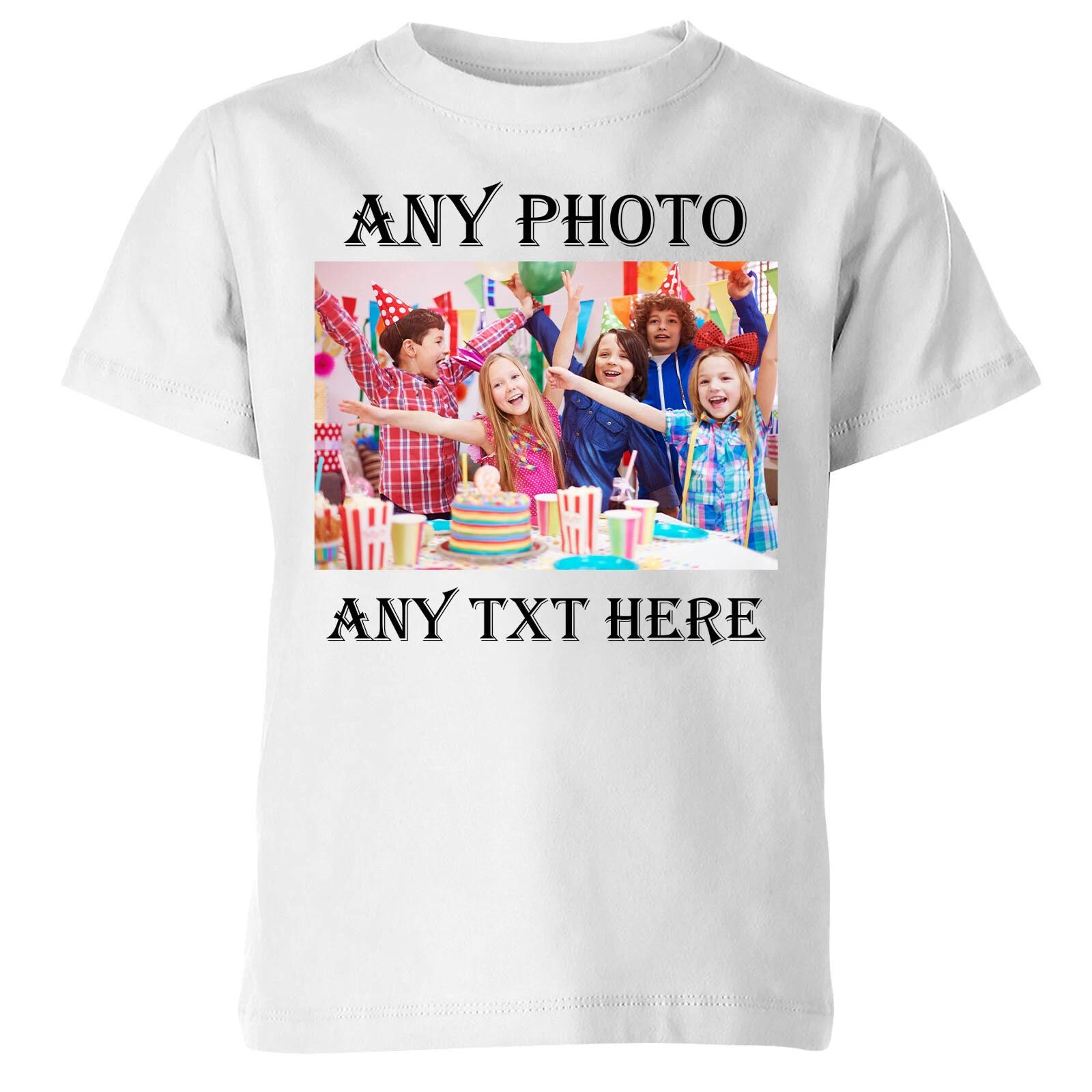 

Personalized Custom Print Children s Kids T-Shirt Photo Text Funny Cool 1T9A5 140