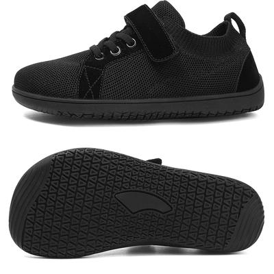 Chaussures Minimalistes pour Jeunes Enfants à Bout Large, Style Pieds Nus, Garçons Filles, Semelle Antidérapante Naturelle, Chaussures Plates pour la Marche des Enfants pour l'École, Zéro Drop