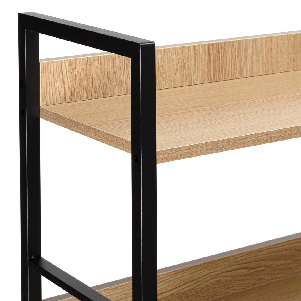 Regał Industrialny Loft Varberg Modern Oak