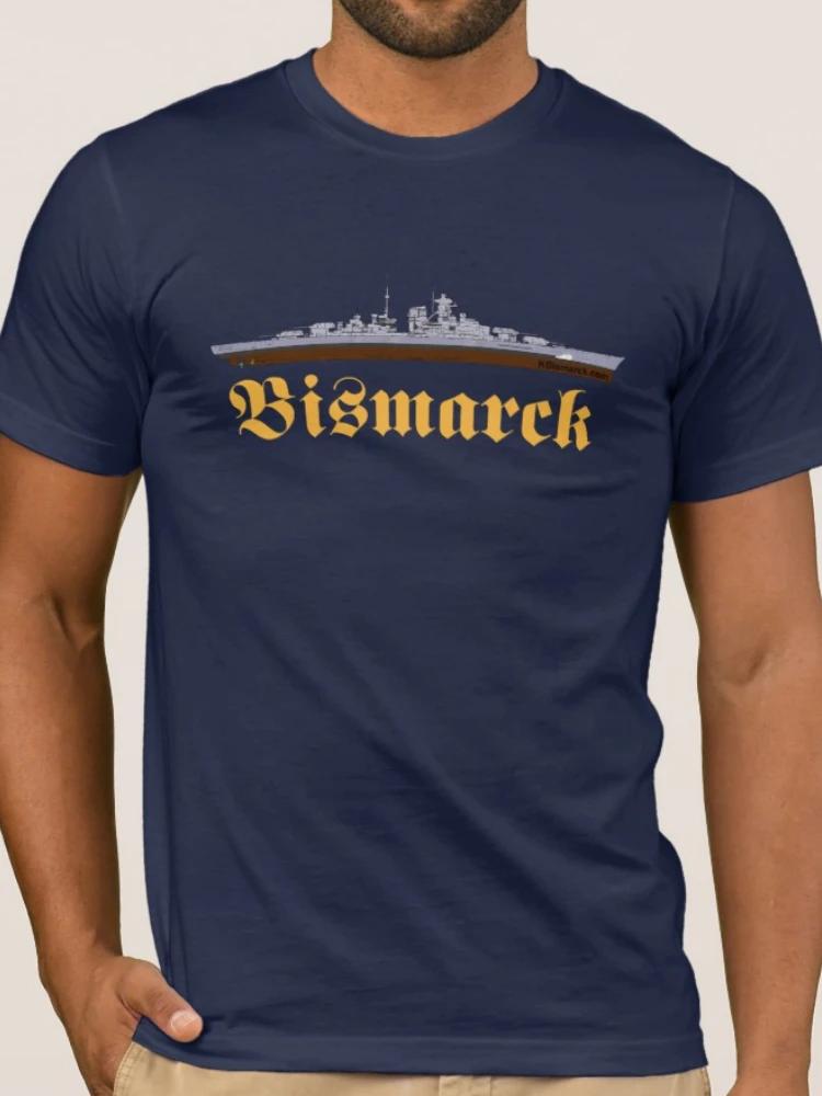 

The Battleship Bismarck Schlachtschiff Bismarck TShirt Summer Cotton Short Sleeve ONeck Mens T Shirt New S3XL 4XL