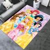 Office Carpet, Under Chair Rug, Gift for Home Decor, Disney Princess Collection, Sparkling Stars Background, Perfect for Room or Pla