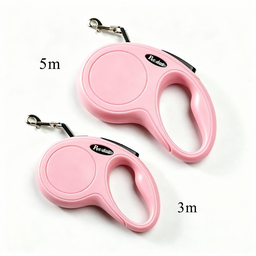 Nylon Dog Leash Automatic Retractable Puppy Lead Outdoor Hiking Extending Pet Traction Rope For Small Medium Cats Dogs Supplies
