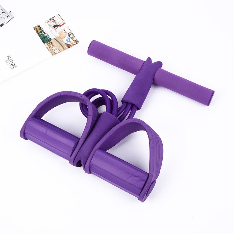 

4 Resistanc Elastic Pull Ropes Exerciser Rower Belly Resistance Band Home Gym Sport Training Elastic Bands Designed For Fitness Equipm Practical Use