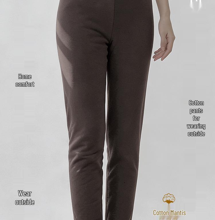 Winter Women's Hand-stitched Cotton Warm Pants - Thickened Old Cotton for Health and Comfort