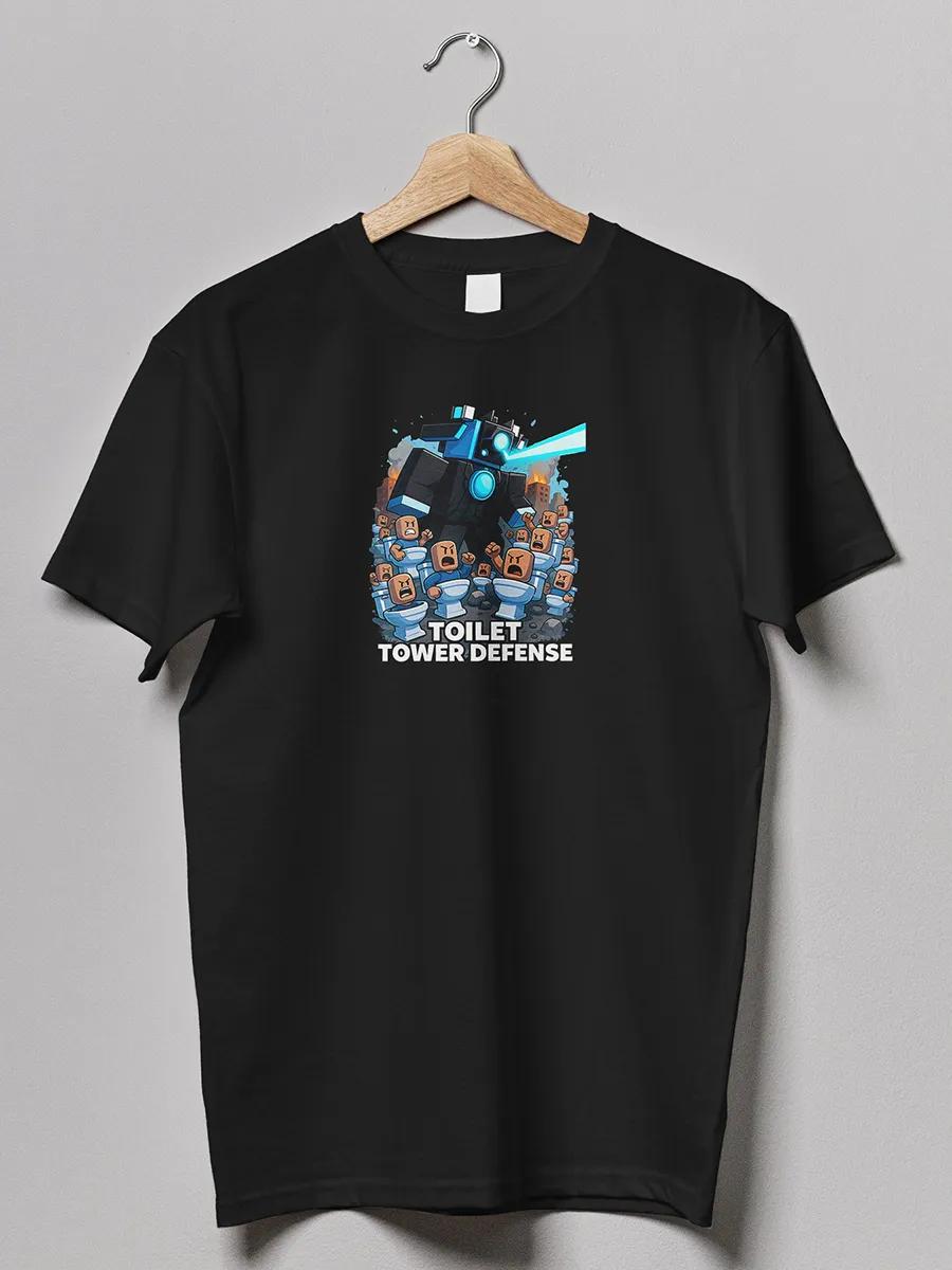 Logo print plain T-shirt 2XL