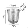 Drain Basket Deep Fryer Strainer Food Round Mesh for Barbecue Clip
