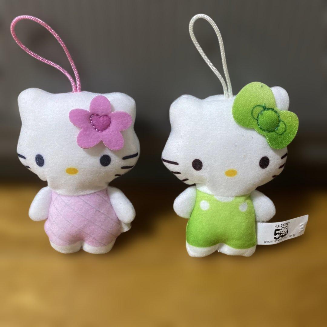 Hello Kitty 50th Anniversary Mascot Set of 2