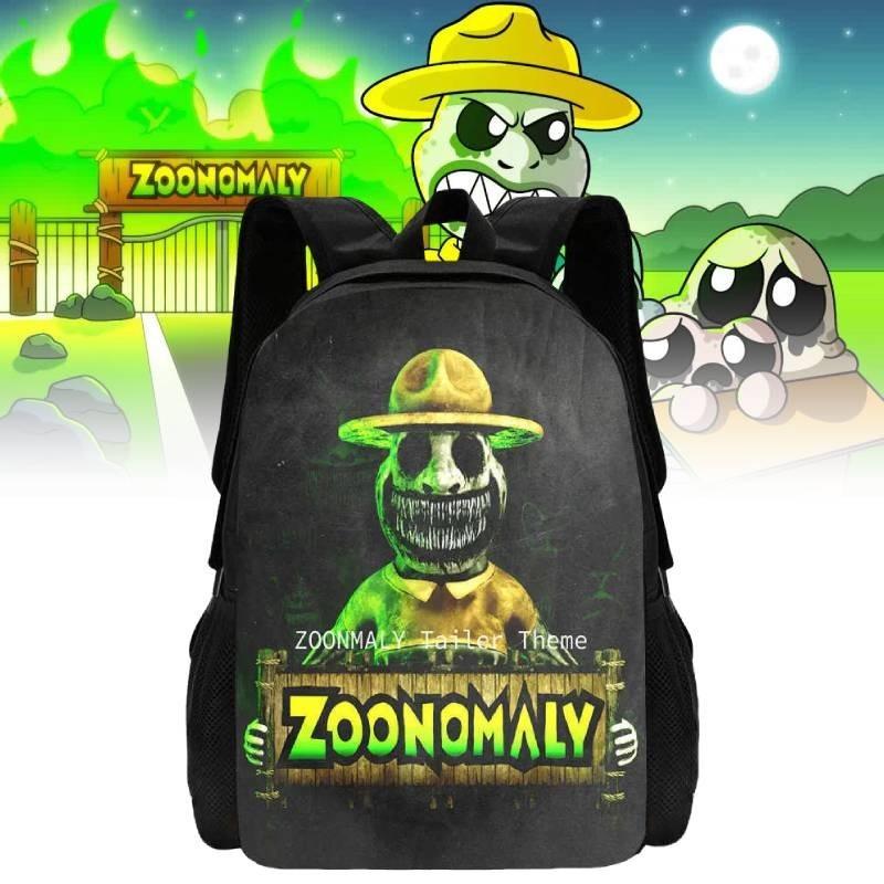 Cute Zoonomaly School Backpack With Fun Prints For Boys And Girls 15 Inch
