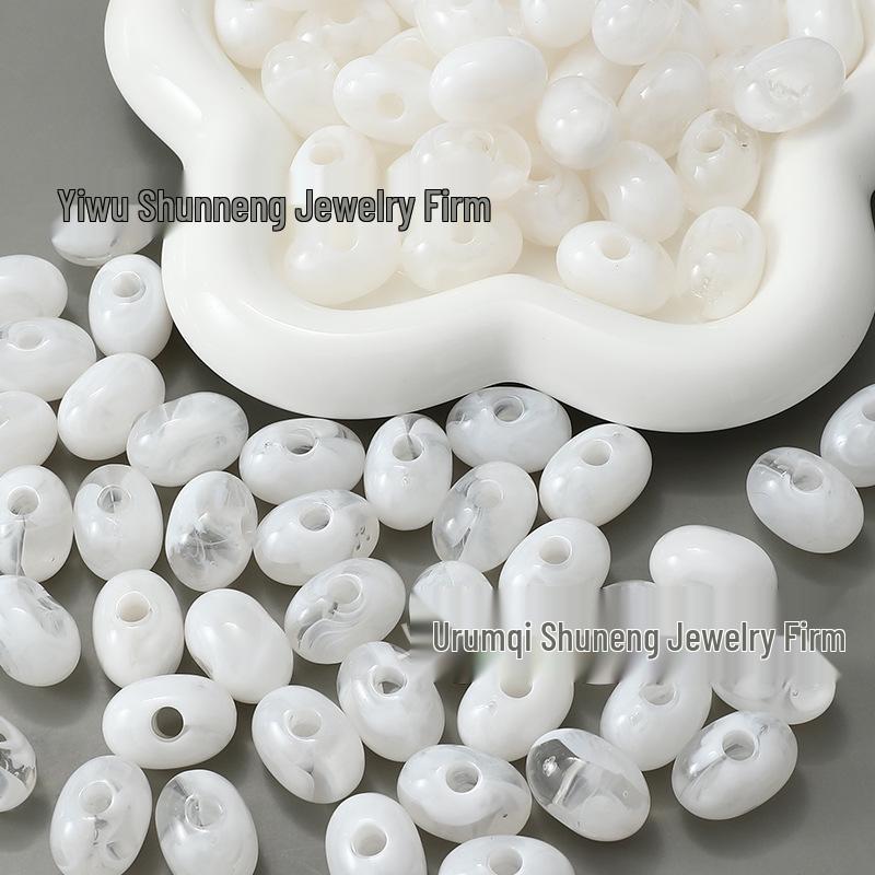 Acryl Zweifarbig Großlochperlen: DIY Schmuck-, Bekleidungs- & Accessoire-Komponenten