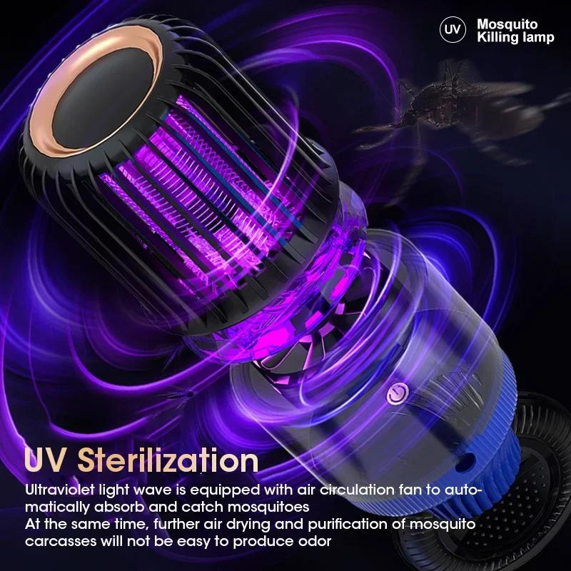 Electric Mosquito Killer UV Lamp Electric Shock Mosquitos Repellent Anti Mosquito Trapper Photocatalyst Kill Home Outdoor