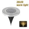 Outdoor Solar Ground Light Waterproof Garden In-ground Pathway Light Solar Landscape Light for Lawn Yard Deck Patio Walkway