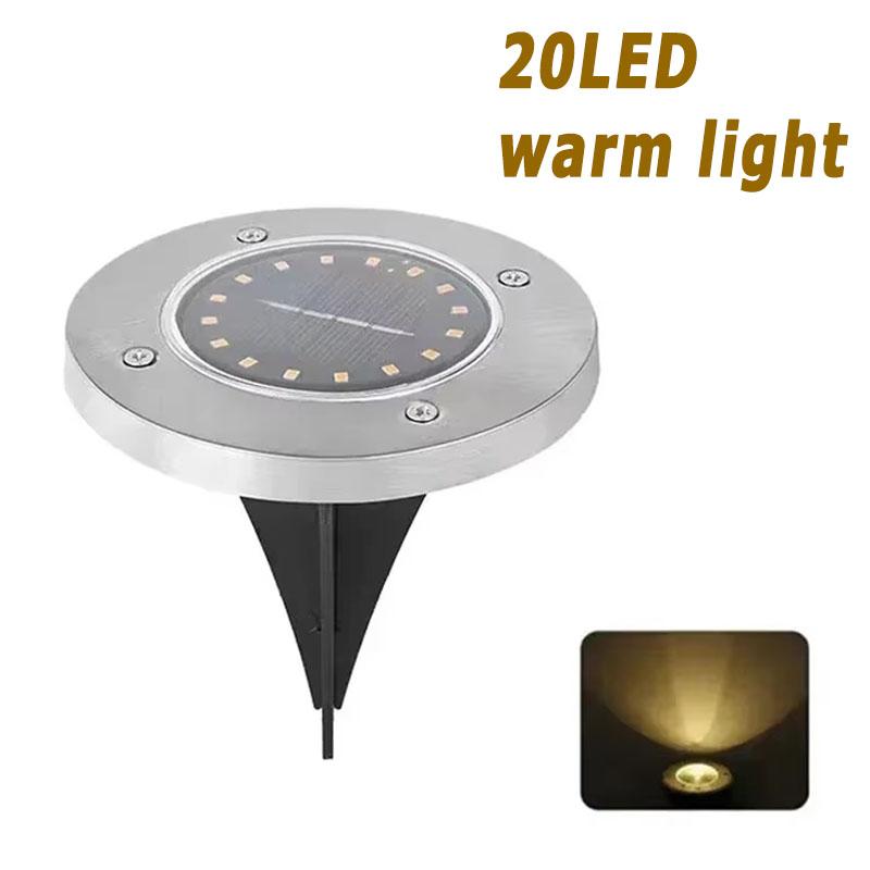 Outdoor Solar Ground Light Waterproof Garden In-ground Pathway Light Solar Landscape Light for Lawn Yard Deck Patio Walkway