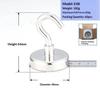 Magnetic Hooks Strong Grip Premium Electroplated Finish No Drill Hooks for Kids Room Toy Hanging Wall Decor Organizer Supplies