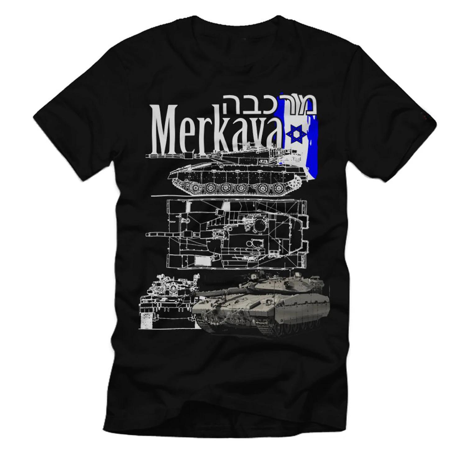 

IDF Mekava Main Battle Tank Infographic Diagram T Shirt New 100 Cotton Short Sleeve ONeck Tshirt Casual Clothing Mens Top S