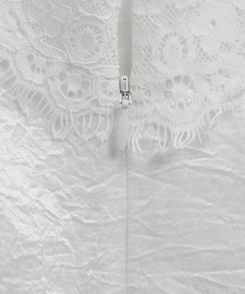 LMOOD WOMEN Little Satin Camisole Off-White