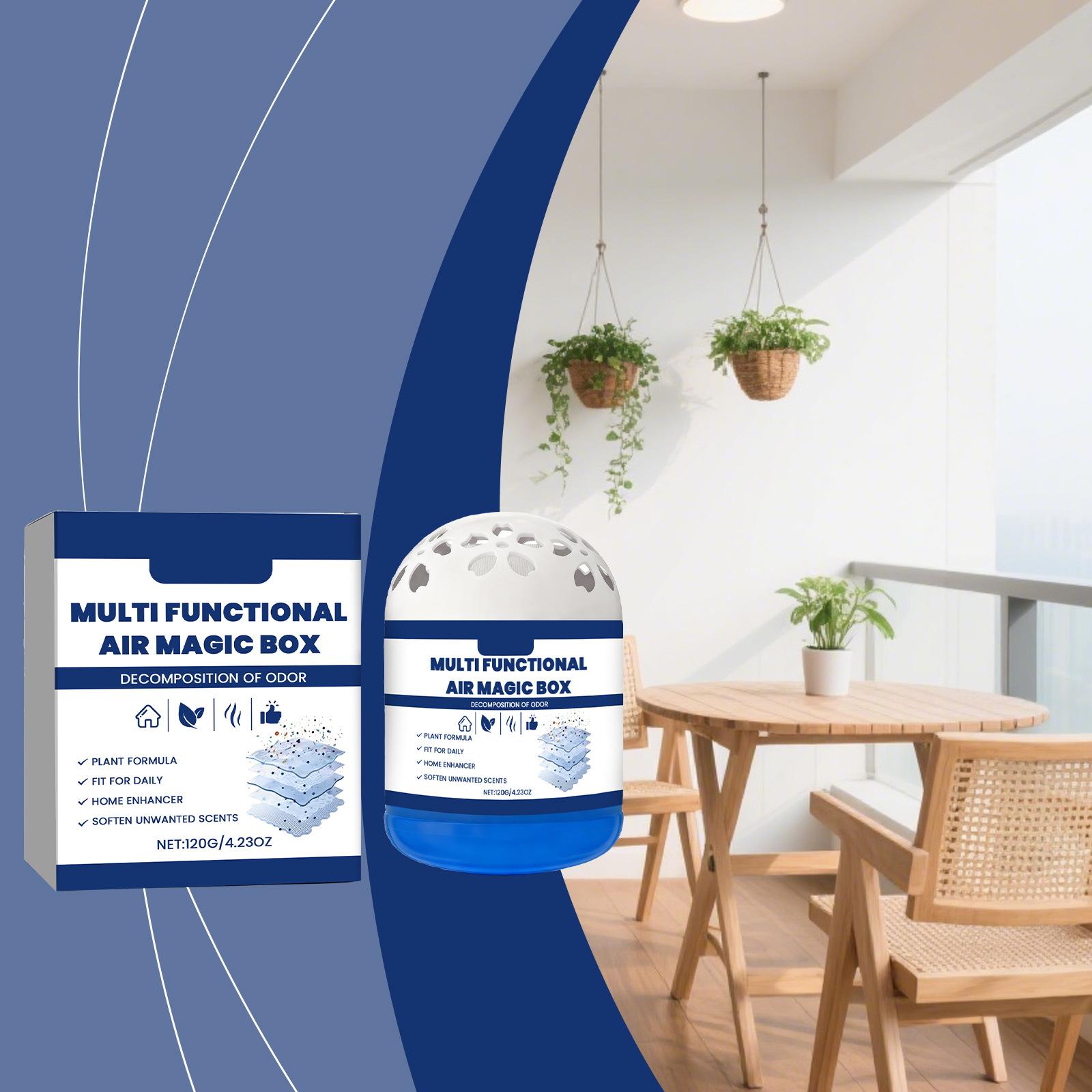 Очистка и дезодорация помещений, Эффективное удаление запахов и выхлопных газов, Постоянная нейтрализация неприятных запахов, Многофункциональный бокс one size