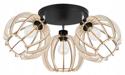 MODERN WOODEN LED CEILING HANGING LAMP