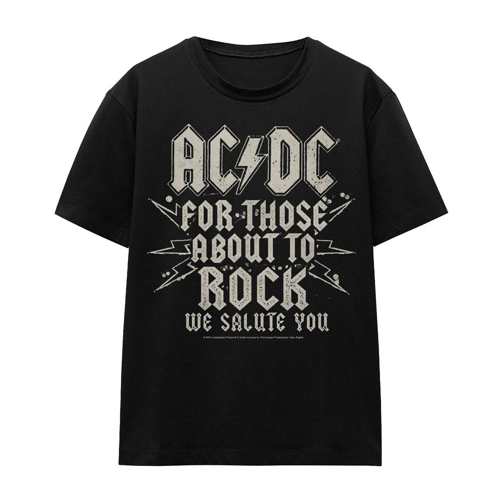 AC/DC Unisex Adult Salute T-Shirt