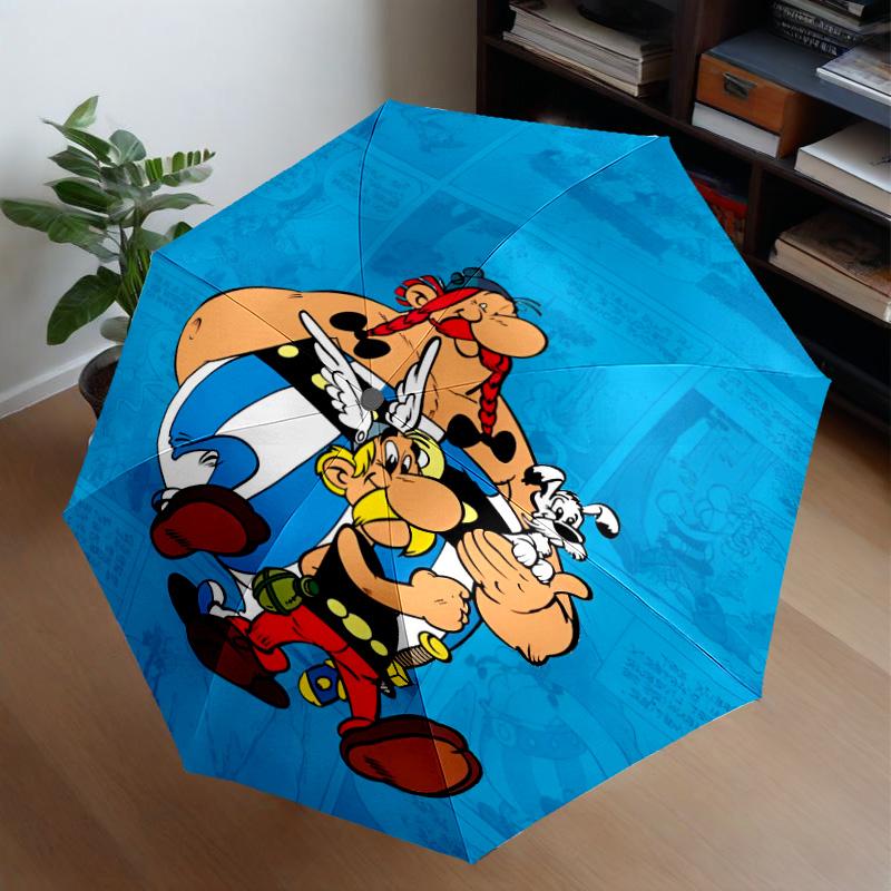 Asterix Friends Umbrella 8-Frame for Travel, Camping, Casual Lightweight Portable Umbrella, Essential for Every Family Holidays Gift