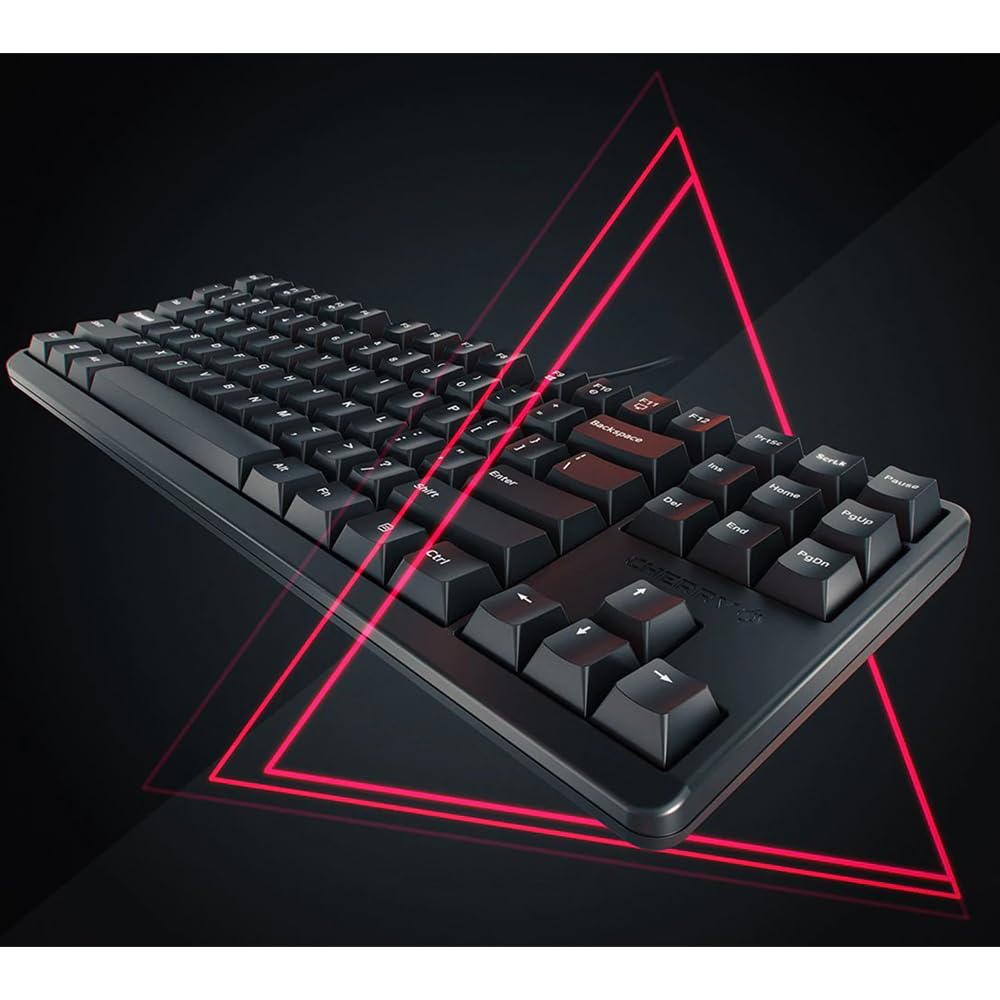 CHERRY MX TKL Black RGB Keyboard Red axis G80-3000S
