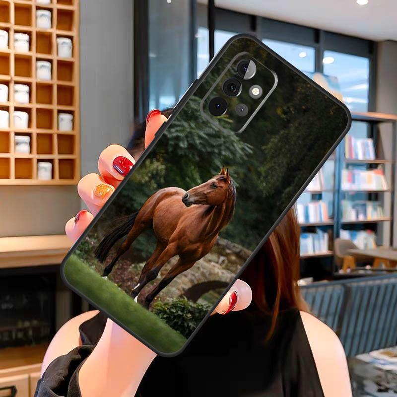 Horse Case For Samsung Galaxy A14 A34 A54 A13 A33 A53 A73 A52S A51 A71 A12 A22 A32 A42 A52 Cover