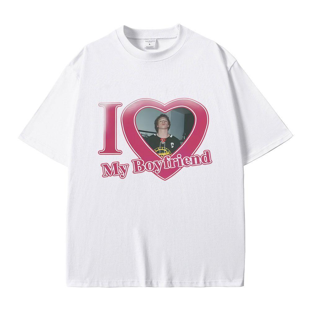 Heated Rivalry T-Shirt Ich liebe meinen Freund Ilya Rozanov Grafik-T-Shirt Herren Damen Kleidung Mode T-Shirts Männlich Vintage-T-Shirt