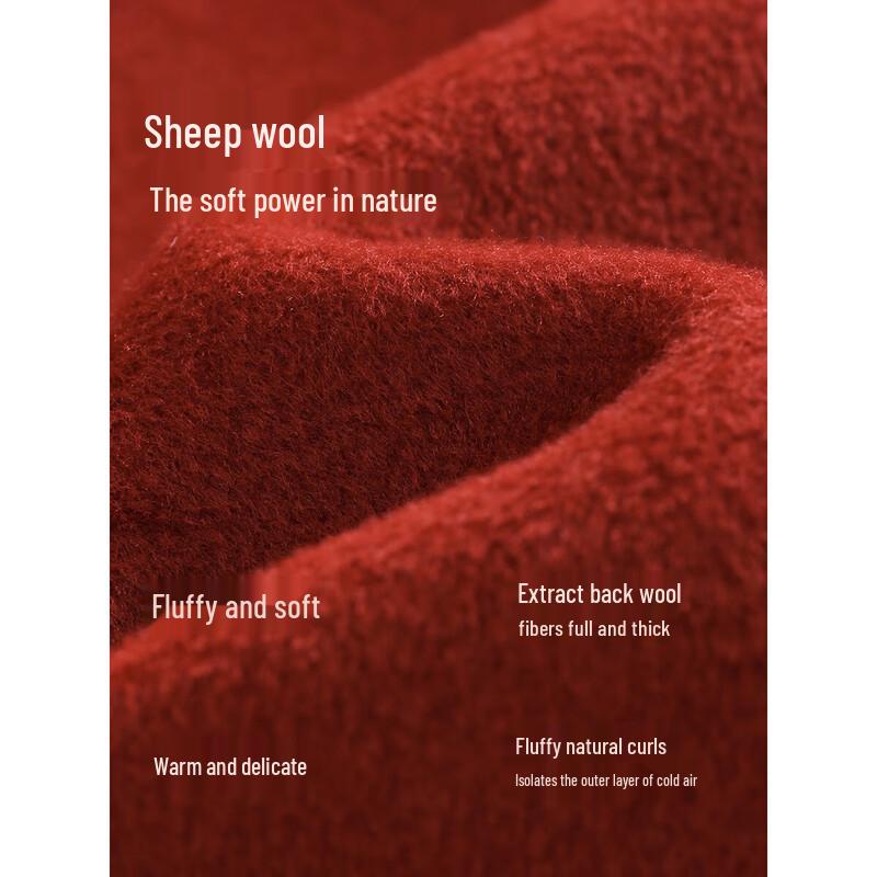 XWI Women's New Chinese Style Velvet Trim Wool Coat