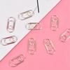 30Pcs Mini Heart Paper Clip - Gold Metal Office Supplies, Decorative Folder Clip,