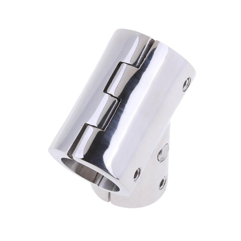 316 Stainle Steel Marine Boat Yacht Hand Rail Fitting 90 Degree Elbow 25mm , 22mm