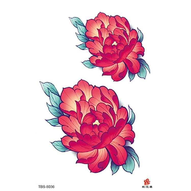 High Quality Waterproof Women's Sexy Flower Animal Tribal Temporary Body Art Tattoos Tattoo Stickers