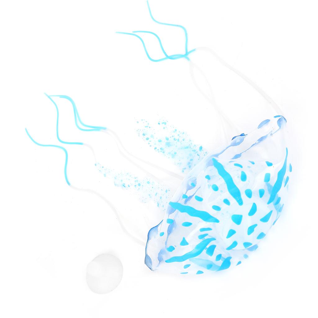 Akvarijní silikonová svítící medúza akvárium plovoucí terénní úprava ozdoba dekoracevelká velikost, modrá