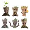 Tree Man Pen Holder Large Capacity PVC Vase Desk Organizer Box Stationery Storage Container Home Office Desktop Decoration Ornament