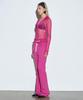 SCULPTOR Trunk Layered Sweat Pants Fuchsia